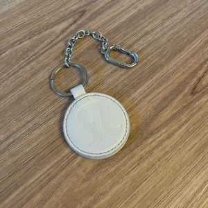 Grey Lululemon KeyChain